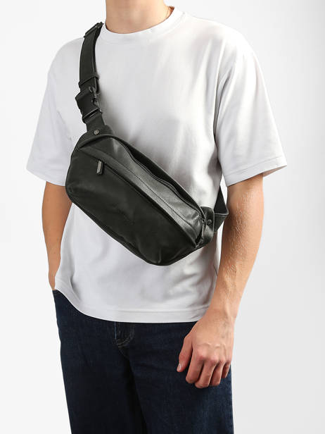 Leather Achilles Belt Bag Arthur & aston Black achille 1 other view 1
