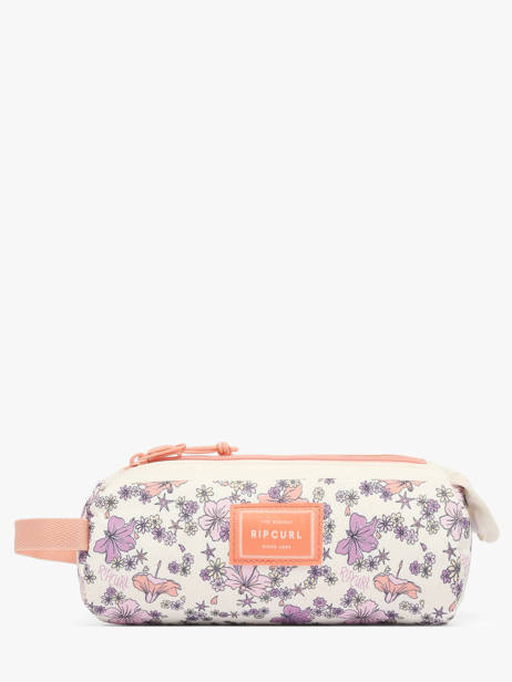 Trousse 2 Compartiments Rip curl Beige mixed 3MWUT