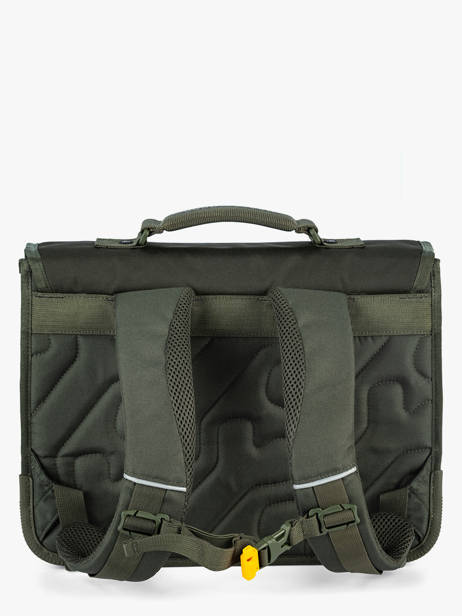 2-compartment Satchel Stones and bones Green boys B other view 4