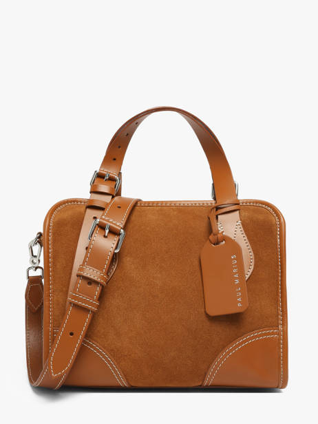 Sac Porté Main La Suite Cuir Paul marius Marron la suite CABSSSUI