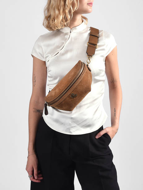 Belt Bag Leather Lauren ralph lauren Brown dryden 31P15644 other view 1