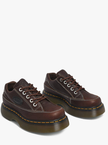 Sneakers Plateforme En Cuir Dr martens Marron women 41129200 vue secondaire 1
