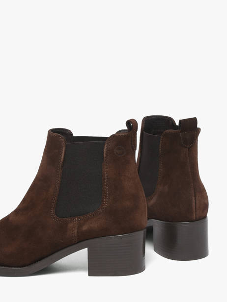 Heeled Boots In Leather Tamaris Brown women 41 other view 2