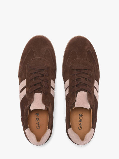 Sneakers En Cuir Gabor Rouge women 5 vue secondaire 3