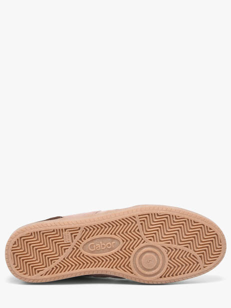 Sneakers En Cuir Gabor Rouge women 5 vue secondaire 4