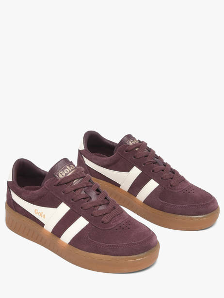Sneakers En Cuir Gola Rouge women CLA589LC vue secondaire 1