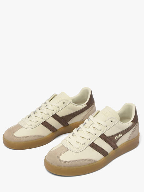Sneakers En Cuir Gola Or women CLB744HC vue secondaire 1
