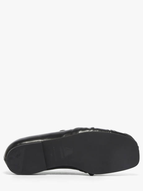 Moccasins In Leather Alohas Black women 10113501 other view 4