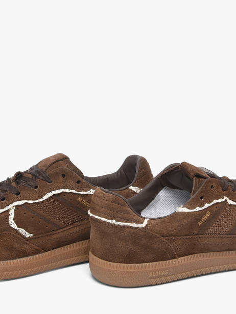 Sneakers En Cuir Alohas Marron women 10082307 vue secondaire 2