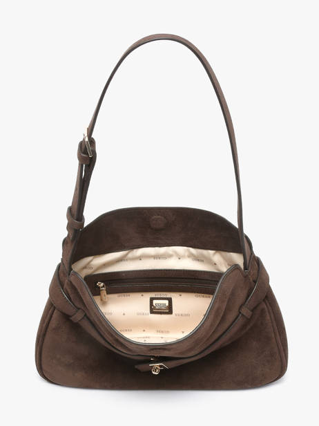 Shoulder Bag Ella Suede Guess Brown ella SG975418 other view 2
