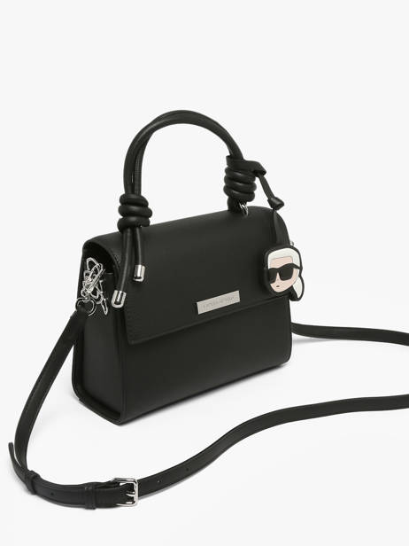 Crossbody Bag K Ikon Leather Karl lagerfeld Black k ikon B3W30125 other view 1