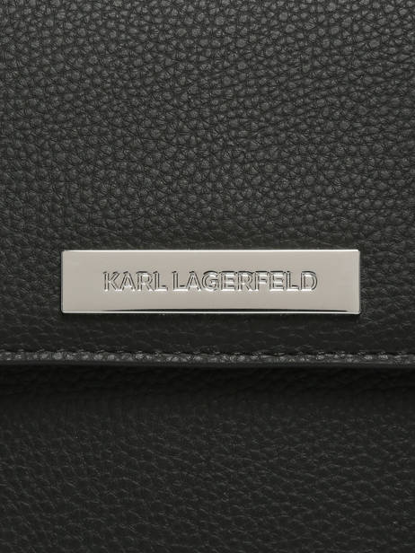 Crossbody Bag K Ikon Leather Karl lagerfeld Black k ikon B3W30125 other view 2