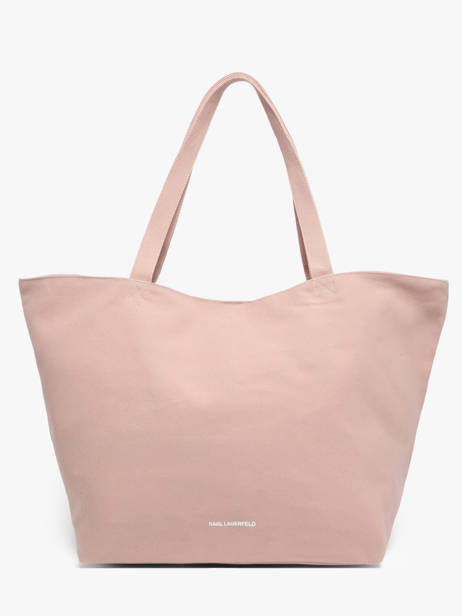 Sac Shopping Rsg Coton Karl lagerfeld Rose rsg A1W50006 vue secondaire 4