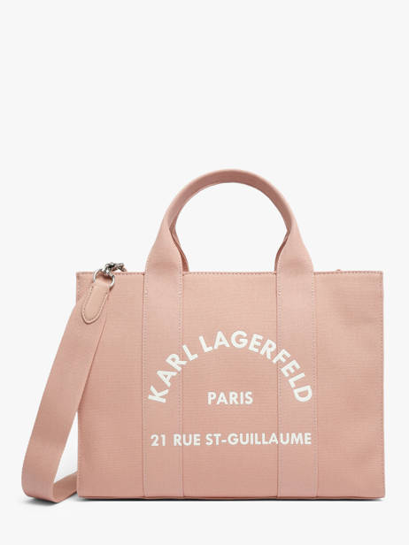 Small Tote Bag Rsg Cotton Karl lagerfeld Pink rsg A1W50010