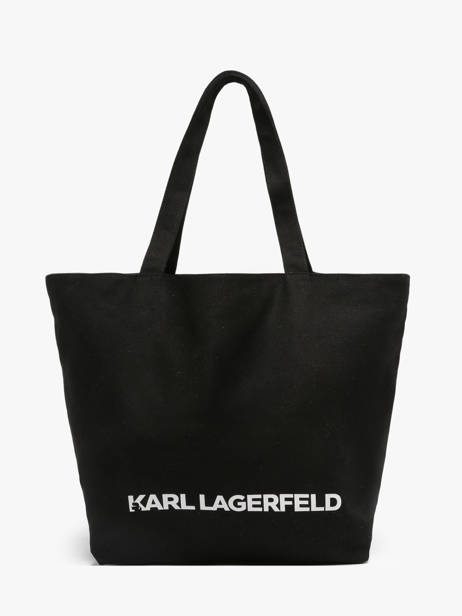 Shoulder Bag K Ikon Cotton Karl lagerfeld Black k ikon B3W50017 other view 4
