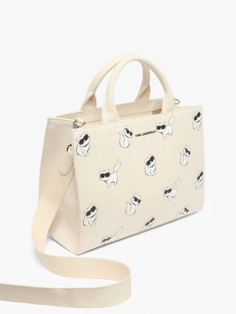 Shopping Bag K Ikon Cotton Karl lagerfeld Beige k ikon B3W50064 other view 1