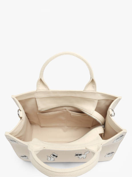 Shopping Bag K Ikon Cotton Karl lagerfeld Beige k ikon B3W50064 other view 2