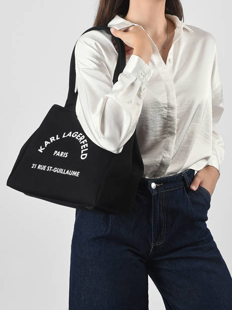 Shoulder Bag Rsg Cotton Karl lagerfeld Black rsg B1W50010 other view 1