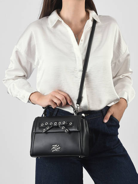 Handbag K Autograph Leather Karl lagerfeld Black k autograph B3W30051 other view 1