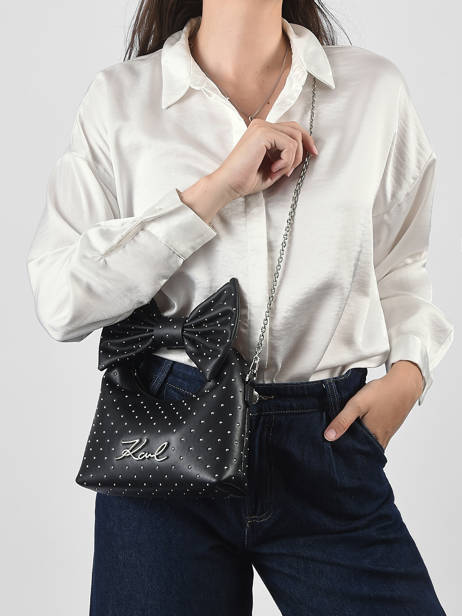 Shoulder Bag K Signature Polyurethane Karl lagerfeld Black k signature B3W30111 other view 1