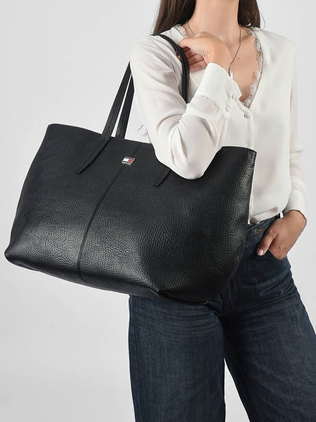 Sac Porté épaule Tjw Slouchy Tommy hilfiger Noir tjw slouchy AW18789 vue secondaire 1