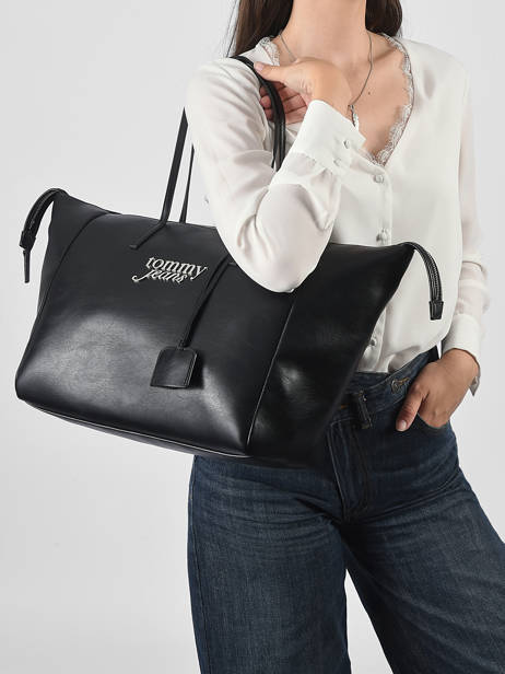 Sac Porté épaule Tjw Bold Tommy hilfiger Noir tjw bold AW18786 vue secondaire 1