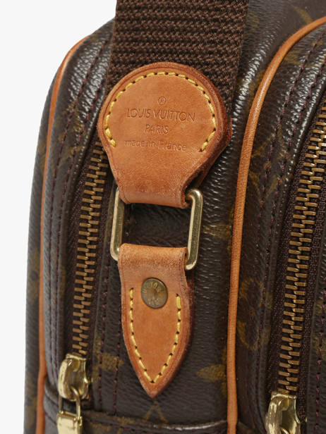 Sac Bandoulière D'occasion Louis Vuitton Reporter Pm Monogrammé Louis vuitton Marron second life P31VK450 vue secondaire 3
