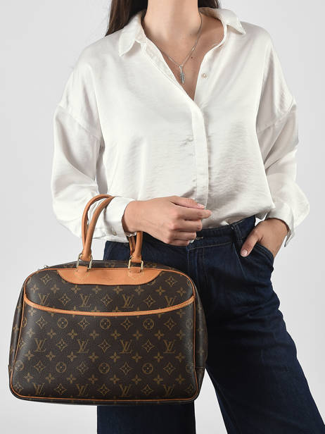 Sac à Main D'occasion Louis Vuitton Deauville Monogrammé Louis vuitton Marron second life K3KLMKDH vue secondaire 1