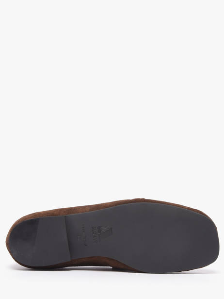 Moccasins In Leather Alohas Brown women 10121401 other view 4