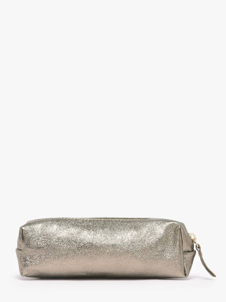 Pouch Leather Milano Silver nine NI22116O other view 2