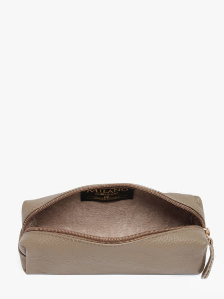 Pouch Leather Milano Beige caviar CA22116O other view 1