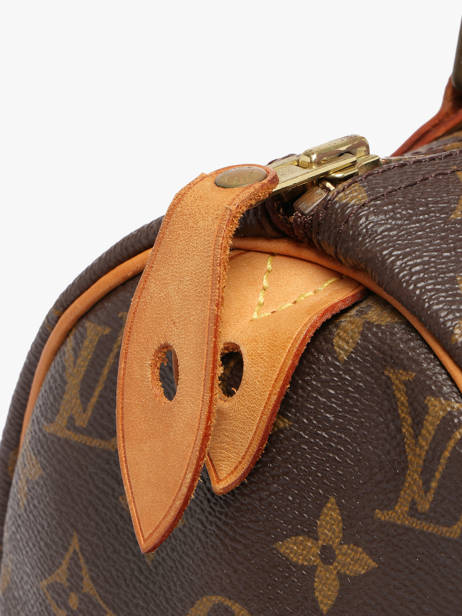 Sac à Main D'occasion Louis Vuitton Speedy 30 Monogrammé Louis vuitton Marron second life FKBJ5I0A vue secondaire 5