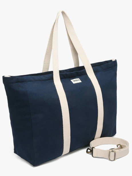 Cotton Jean Shoulder Bag Hindbag Blue best seller JEAN other view 2