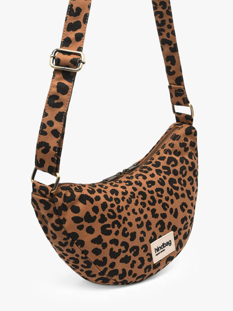 Crossbody Bag Leopard Cotton Hindbag Brown leopard LE other view 2