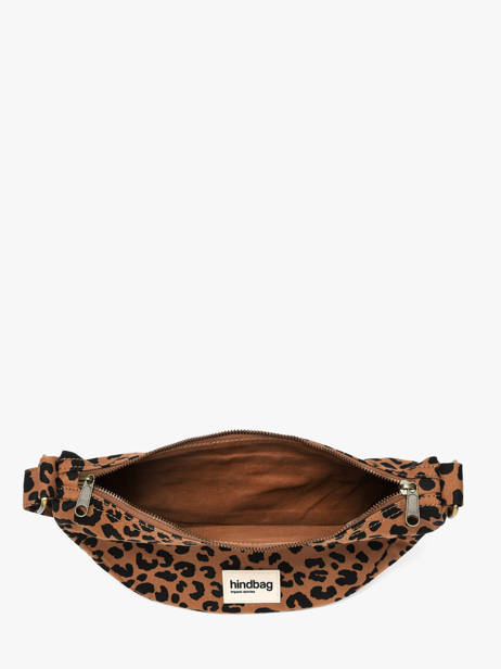 Crossbody Bag Leopard Cotton Hindbag Brown leopard LE other view 3