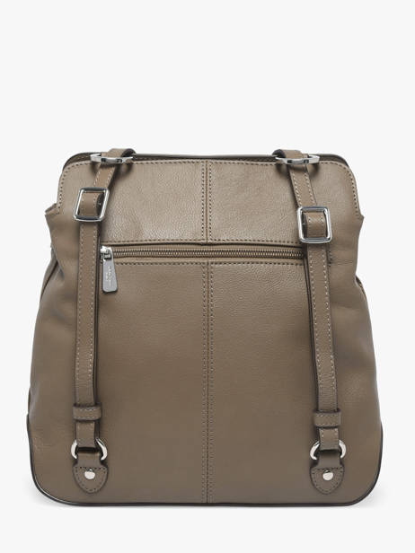 Backpack Leather Hexagona Beige confort 462107 other view 4