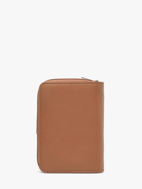 Wallet Leather Hexagona Brown confort 461063R other view 3
