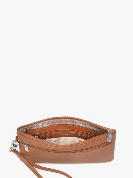 Pouch Leather Hexagona Brown confort 467213R other view 1