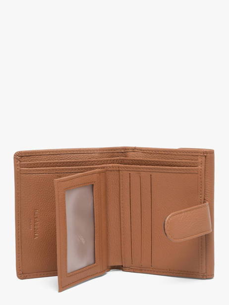 Wallet Leather Hexagona Brown confort 467468R other view 1