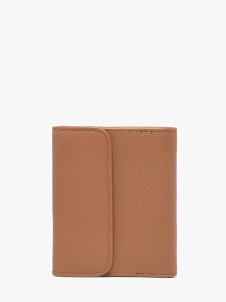 Wallet Leather Hexagona Brown confort 467468R other view 3