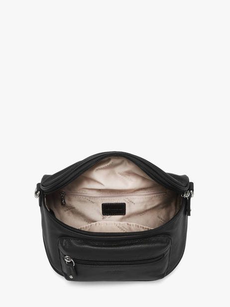 Sac Banane Cuir Hexagona Noir confort 466110 vue secondaire 3