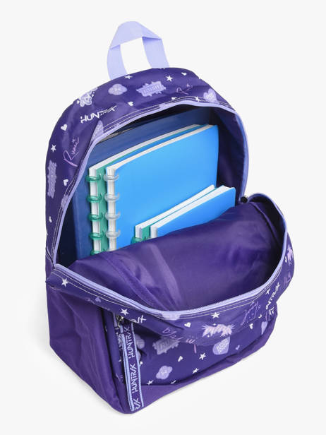 2-compartment Backpack K-pop demon hunters Violet huntrix 26AJ204C other view 3