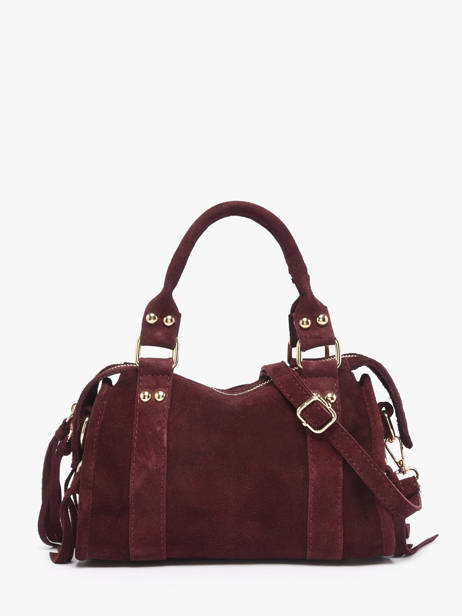 Crossbody Bag Velvet Leather Milano Violet velvet VE24093O other view 4