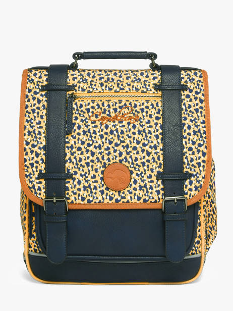 3-compartment Backpack Cameleon Yellow vintage fantasy PBVGSD39
