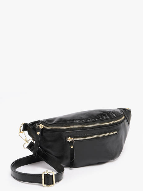 Belt Bag Leather Milano Black shiny sauvage SS24119 other view 1