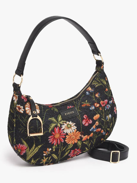 Sac Porté épaule Altesse Jacquard Etrier Noir altesse jacquard EALJ017M vue secondaire 3