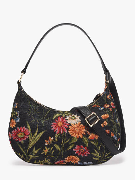 Sac Porté épaule Altesse Jacquard Etrier Noir altesse jacquard EALJ017M vue secondaire 6