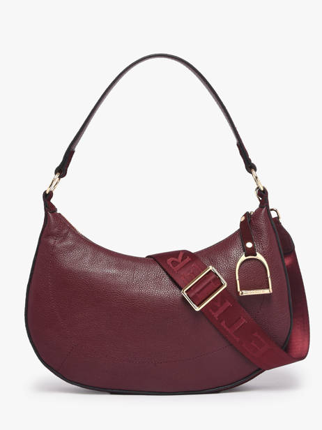 Shoulder Bag Altesse Suede Leather Etrier Violet altesse suede EASU017M other view 6