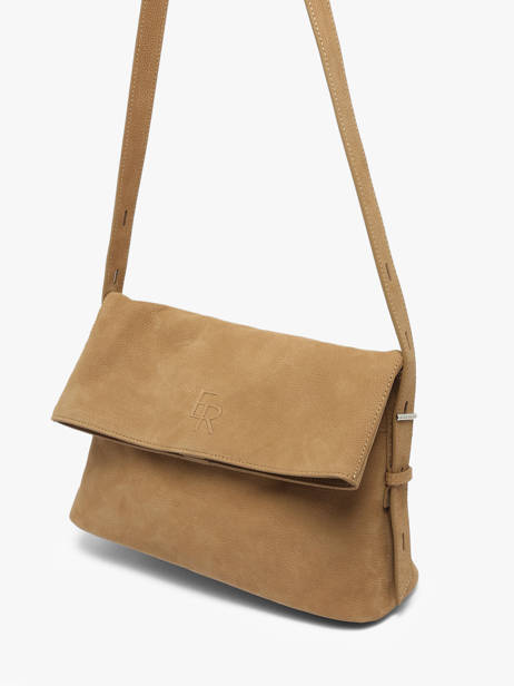 Shoulder Bag Cavalier Nubuck Leather Etrier Brown cavalier nubuck ECAN135M other view 2