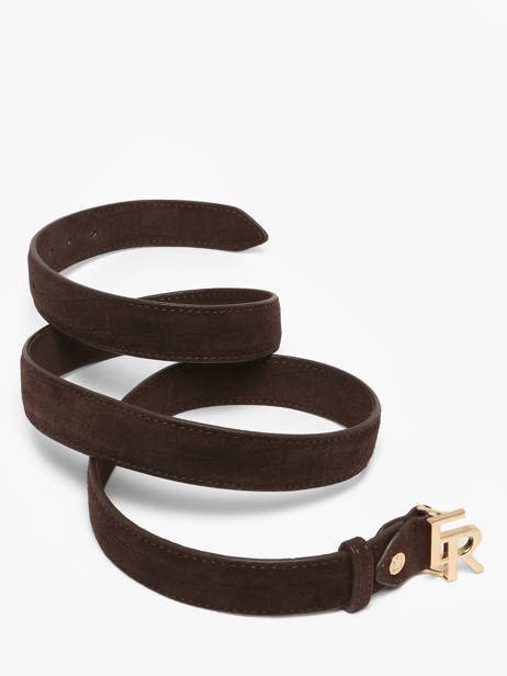 Ceinture Etrier Marron equestre croco EEQC414C vue secondaire 3